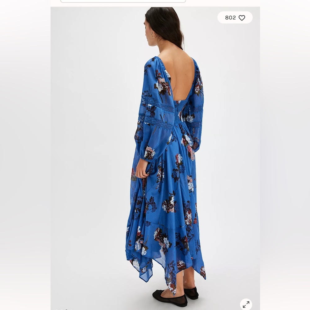NWT FREE PEOPLE Morning Glory Maxi Dress - Picture 8 of 13